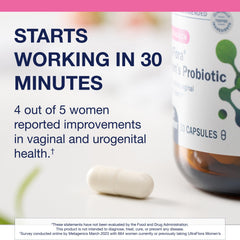 Metagenics UltraFlora Womens Probiotic label detail signals quality and practitioner trust