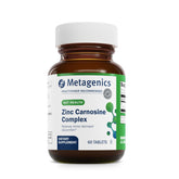 Metagenics Zinlori 75 bottle front view highlighting zinc-carnosine for gut comfort and daily wellness