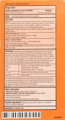 Metamucil orange packet dissolving in water for quick mix.