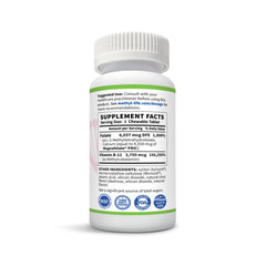 Methyl-Life B-Methylated II sublingual tablet dissolving under tongue for fast absorption without water.
