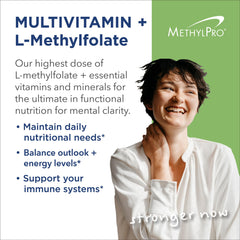 MethylPro methylfolate 15mg bottle highlights high-bioavailability folate