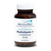 MethylPro multivitamin iron-free bottle for daily wellness visualization