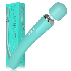 Metooka therapeutic cordless massager in hand for targeted relief.