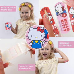 Mevsim Store latex-free bandages gentle on young skin.