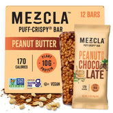 Mezcla Puff Crispy Bar close-up shows light crunch for a quick breakfast bite.