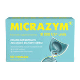 Micrazym AVVA pancreatic enzymes bottle front view for daily digestion support.