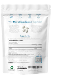 Micro Ingredients L-Arginine softgels with MCT oil highlighting enhanced absorption