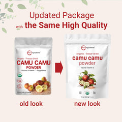 Micro Ingredients Camu Camu freeze-dried berries detail showing freshness