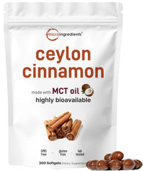 Micro Ingredients Ceylon Cinnamon softgels with MCT oil for enhanced absorption