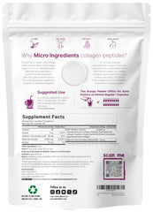 Micro Ingredients collagen scoop dissolving in liquid for quick drink blends.