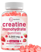 Micro Ingredients Creatine Gummies bottle supporting daily performance.