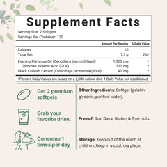 Micro Ingredients Evening Primrose Oil softgels closeup for daily essential fatty acids