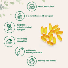 Flaxseed oil in Micro Ingredients formula adding plant-based omega-3-6-9