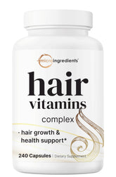 Micro Ingredients Hair Growth Vitamins bottle for daily hair nourishment
