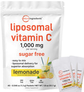 Micro Ingredients liposomal vitamin C lemonade packet for on-the-go immune support