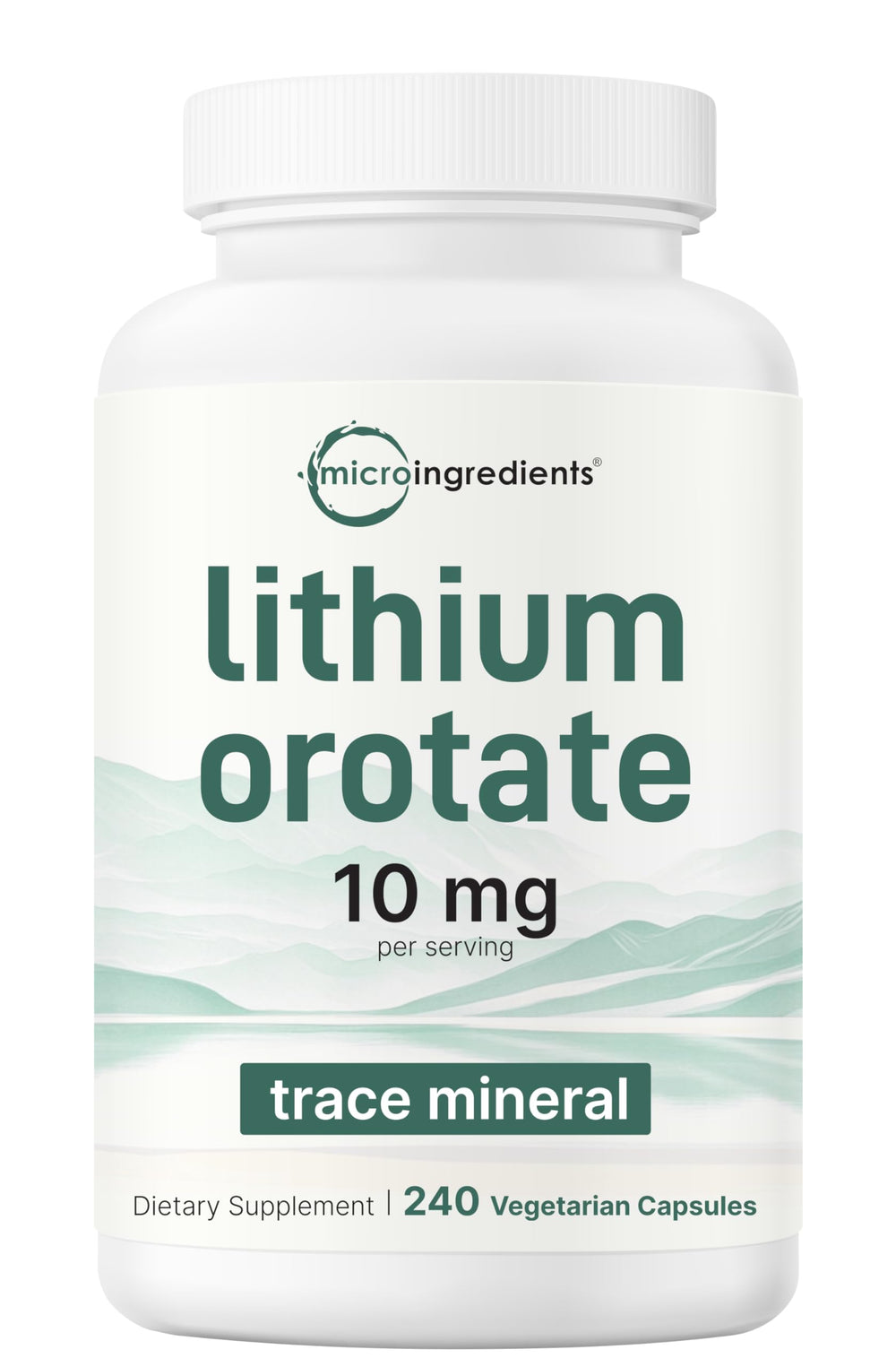 Micro Ingredients Lithium Ootate bottle front showing premium daily balance formulation