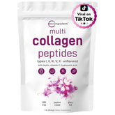 Micro Ingredients multi collagen powder bottle ideal for daily beverage mixing