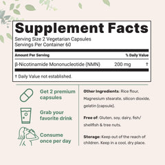 Micro Ingredients NMN vegetarian capsules for plant-based daily wellness.