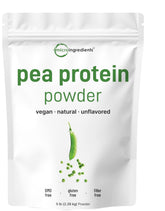 Micro Ingredients pea protein powder bag, versatile vegan protein for shakes