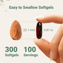 Micro Ingredients pumpkin seed oil softgels pouch shows 3-softgel serving and long-lasting supply.