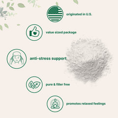 Micro Ingredients Pure Magnesium Powder label highlights US origin and vegan, non-GMO status