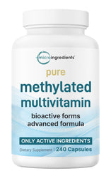 Micro Ingredients Pure Methylated Multivitamin bottle front for daily wellness