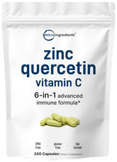 Micro Ingredients Quercetin bottle pour supports an easy daily immune routine