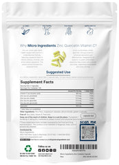 Micro Ingredients Quercetin capsules closeup highlights high-potency antioxidant formula