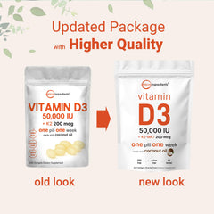 Micro Ingredients softgels in packaging for convenient weekly use.
