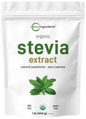 Micro Ingredients Stevia Powder with raw green leaf extract for natural sweetness