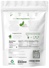 Micro Ingredients Stevia powder showing reduced bitter aftertaste in flavor tests