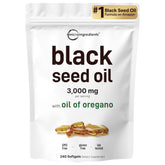 Micro Ingredients two-in-one softgels bottle shows the potent oil blend for daily wellness