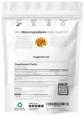 Micro Ingredients two-in-one softgels closeup of smooth capsules