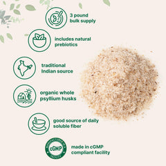 Micro Ingredients unflavored psyllium husks ideal for smoothies and baking.