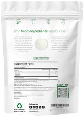 Vitality Fiber scoop included for precise, convenient servings