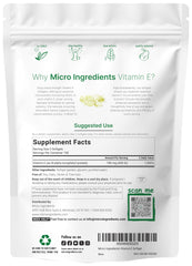 Vitamin E 400IU softgels pour highlights daily convenience.