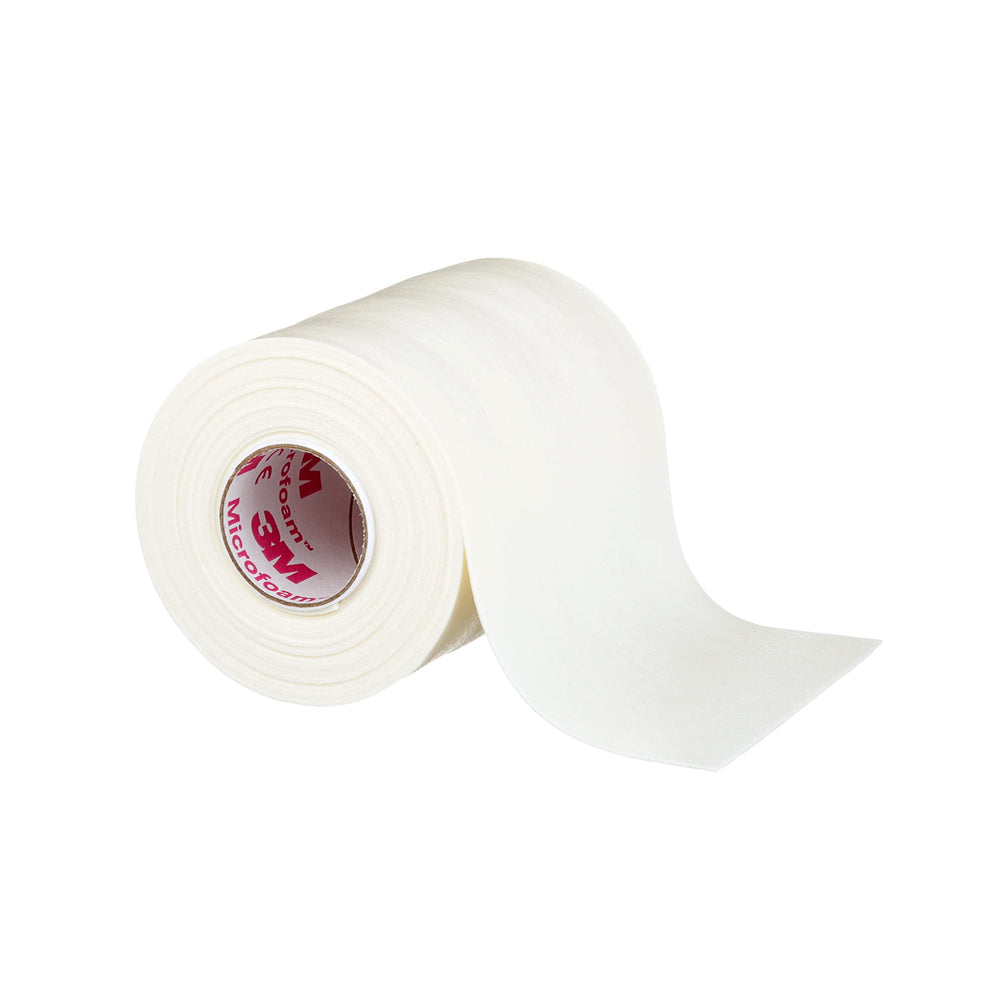 Microfoam Surgical Tape 1528-3 packaging shown for secure, conformable dressings.