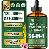 Migcopat 26-in-1 liposomal drops bottle highlighting detox and immune support.