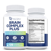 Migcopat brain supplements bottle front for memory and focus on daily routine.