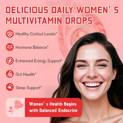 Migcopat drops on hand demonstrating quick absorption for mood support.