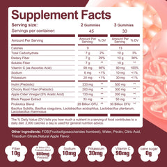 Close-up of Migcopat gummy texture highlighting apple flavor and chewiness.