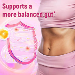 Migcopat fiber gummies label close-up showing inulin and chicory root ingredients