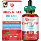 Migcopat kidney and liver cleanse drops bottle front for daily herbal support