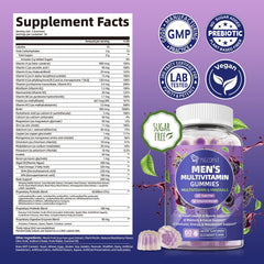 Migcopat bottle back with nutrition facts emphasizing methylated vitamins and allergen-free formula