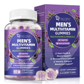 Migcopat Men’s Multivitamin bottle front view highlighting blackberry flavor and daily vitality
