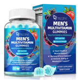 Migcopat men's multivitamin bottle with berry gummies for daily wellness support.