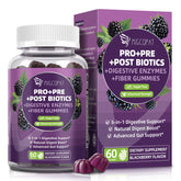 Migcopat Pre Post Probiotics Gummies bottle for daily gut balance.
