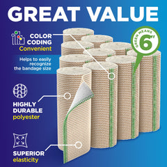 Mighty-X elastic bandage provides strong, comfortable support for active days.