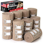Mighty-X premium elastic bandage wrap 3-inch roll for precise wrist compression.