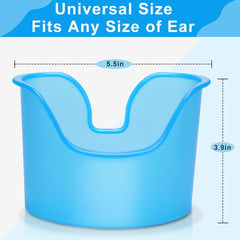 Migleo ear wash basin showing ergonomic design and secure grip for comfort.